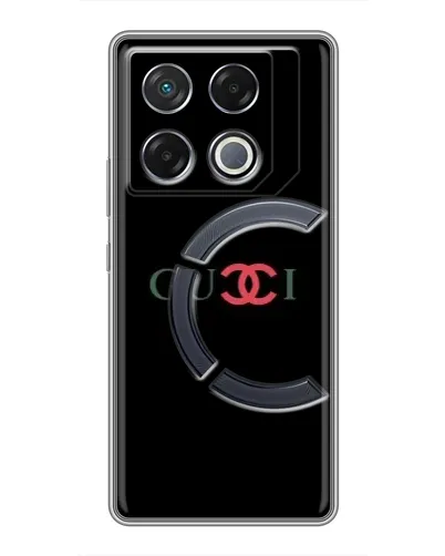 Чехол для Infinix GT 20 Pro с картинкой «Gucci — красный градиент»