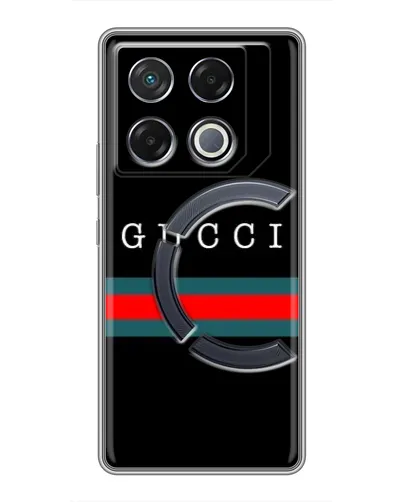 Чехол для Infinix GT 20 Pro с картинкой «Gucci — красный пояс»