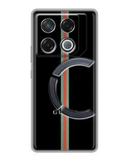 Чехол для Infinix GT 20 Pro с картинкой «Gucci — строгая линия»