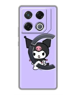 Чехол для Infinix GT 20 Pro с картинкой «Kuromi — нежный фиолетовый»