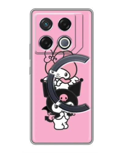 Чехол для Infinix GT 20 Pro с картинкой «My Melody и Kuromi»