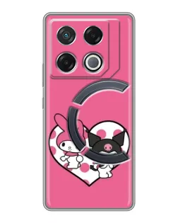 Чехол для Infinix GT 20 Pro с картинкой «Kuromi и My Melody»