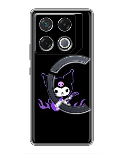 Чехол для Infinix GT 20 Pro с картинкой «Электрическая Kuromi»