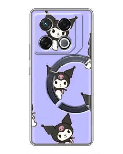 Чехол для Infinix GT 20 Pro с картинкой «Паттерн с Kuromi»