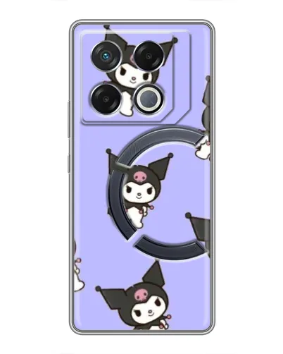 Чехол для Infinix GT 20 Pro с картинкой «Паттерн с Kuromi»