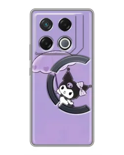 Чехол для Infinix GT 20 Pro с картинкой «Kuromi с зонтиком»