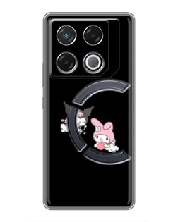 Чехол для Infinix GT 20 Pro с картинкой «My Melody и Kuromi»