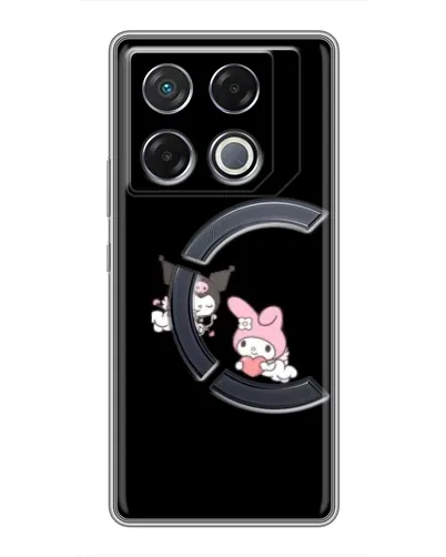 Чехол для Infinix GT 20 Pro с картинкой «My Melody и Kuromi»