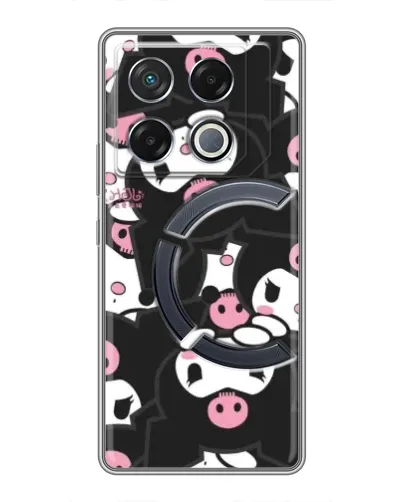 Чехол для Infinix GT 20 Pro с картинкой «Паттерн голов Куроми»