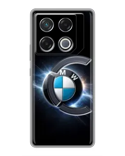 Чехол для Infinix GT 20 Pro с картинкой «BMW — неоновое сияние» Чехол для Infinix GT 20 Pro с картинкой «BMW — неоновое сияние»