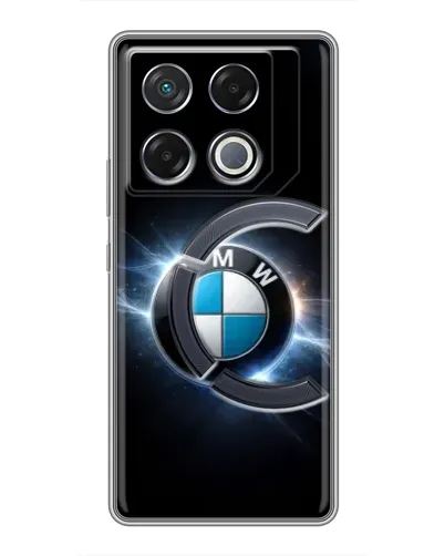 Чехол для Infinix GT 20 Pro с картинкой «BMW — неоновое сияние» Чехол для Infinix GT 20 Pro с картинкой «BMW — неоновое сияние»