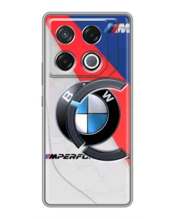 Чехол для Infinix GT 20 Pro с картинкой «BMW Performance стиль» Чехол для Infinix GT 20 Pro с картинкой «BMW Performance стиль»