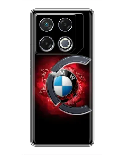Чехол для Infinix GT 20 Pro с картинкой «Логотип BMW — вспышка» Чехол для Infinix GT 20 Pro с картинкой «Логотип BMW — вспышка»