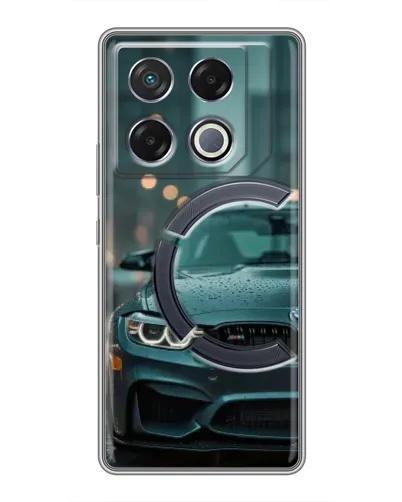 Чехол для Infinix GT 20 Pro с картинкой «BMW в огнях города» Чехол для Infinix GT 20 Pro с картинкой «BMW в огнях города»