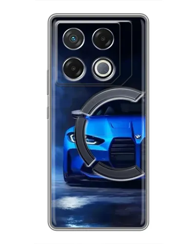 Чехол для Infinix GT 20 Pro с картинкой «Голубая BMW M4» Чехол для Infinix GT 20 Pro с картинкой «Голубая BMW M4»