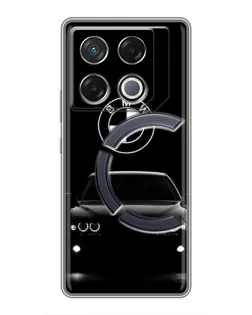Чехол для Infinix GT 20 Pro с картинкой «BMW — взгляд из темноты»