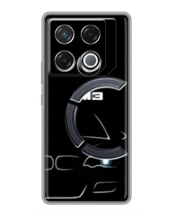 Чехол для Infinix GT 20 Pro с картинкой «Минималистичный принт BMW M3»