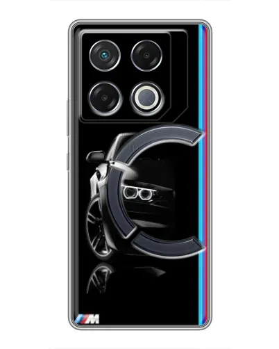 Чехол для Infinix GT 20 Pro с картинкой «Силуэт BMW в темноте» Чехол для Infinix GT 20 Pro с картинкой «Силуэт BMW в темноте»