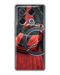 Чехол для Infinix GT 20 Pro с картинкой «BMW на красной дорожке»