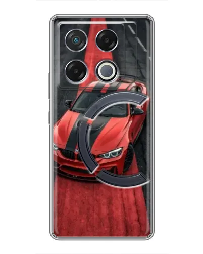 Чехол для Infinix GT 20 Pro с картинкой «BMW на красной дорожке» Чехол для Infinix GT 20 Pro с картинкой «BMW на красной дорожке»