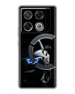 Чехол для Infinix GT 20 Pro с картинкой «BMW — ночной взгляд»