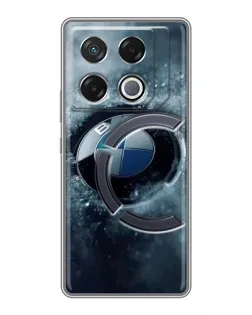 Чехол для Infinix GT 20 Pro с картинкой «Логотип BMW — лед»