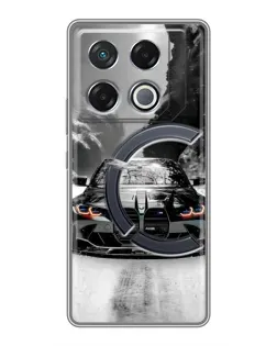 Чехол для Infinix GT 20 Pro с картинкой «BMW — акварельный дрифт»