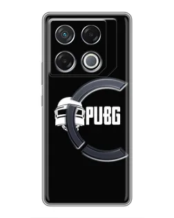 Чехол для Infinix GT 20 Pro с картинкой «PUBG — классический лого»