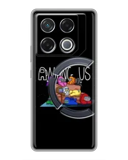 Чохол для Infinix GT 20 Pro з картинкою «Логотип Among Us» Чохол для Infinix GT 20 Pro з картинкою «Логотип Among Us»