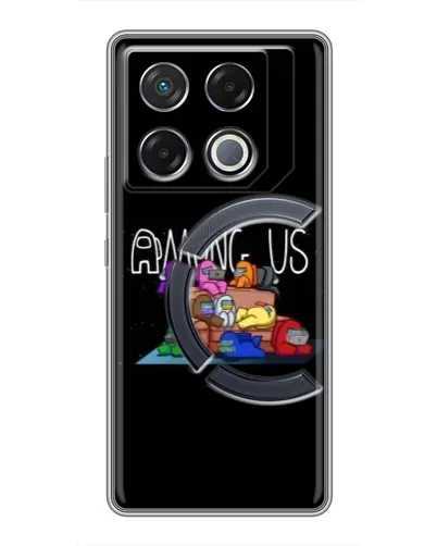 Чехол для Infinix GT 20 Pro с картинкой «Логотип Among Us»