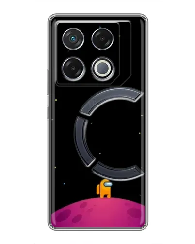 Чехол для Infinix GT 20 Pro с картинкой «Одинокий герой на планете»