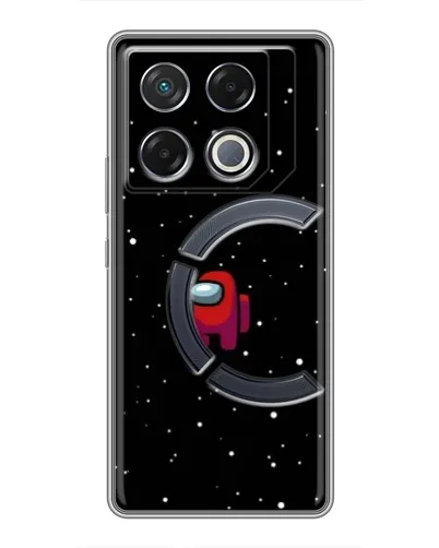 Чехол для Infinix GT 20 Pro с картинкой «Красный Among Us»
