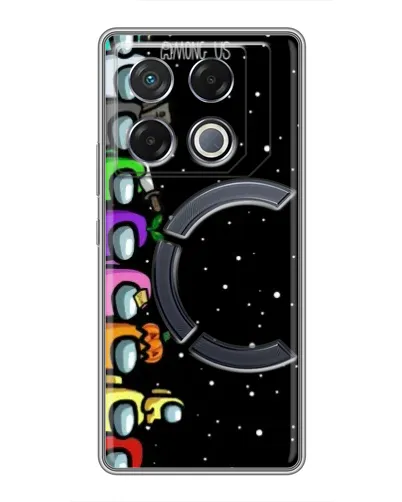 Чехол для Infinix GT 20 Pro с картинкой «Команда Among Us»