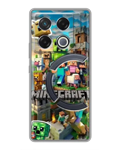 Чехол для Infinix GT 20 Pro с картинкой «Замок Minecraft» Чехол для Infinix GT 20 Pro с картинкой «Замок Minecraft»