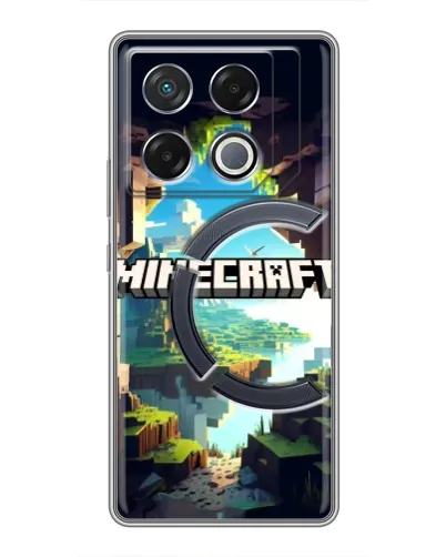 Чехол для Infinix GT 20 Pro с картинкой «Пещера Майнкрафт» Чехол для Infinix GT 20 Pro с картинкой «Пещера Майнкрафт»