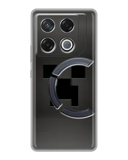 Чехол для Infinix GT 20 Pro с картинкой «Черный крипер градиент»