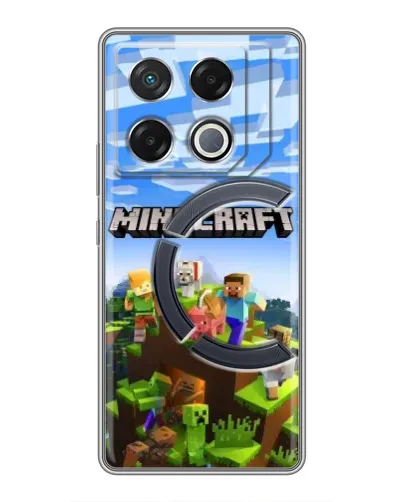 Чехол для Infinix GT 20 Pro с картинкой «Minecraft классический мир» Чехол для Infinix GT 20 Pro с картинкой «Minecraft классический мир»
