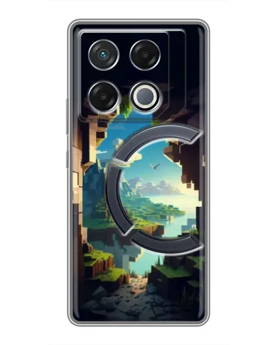 Чехол для Infinix GT 20 Pro с картинкой «Вид из пещеры» Чехол для Infinix GT 20 Pro с картинкой «Вид из пещеры»