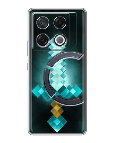 Чехол для Infinix GT 20 Pro с картинкой «Алмазный меч неон» Чехол для Infinix GT 20 Pro с картинкой «Алмазный меч неон»