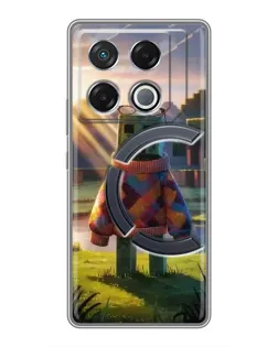 Чехол для Infinix GT 20 Pro с картинкой «Крипер в свитере»