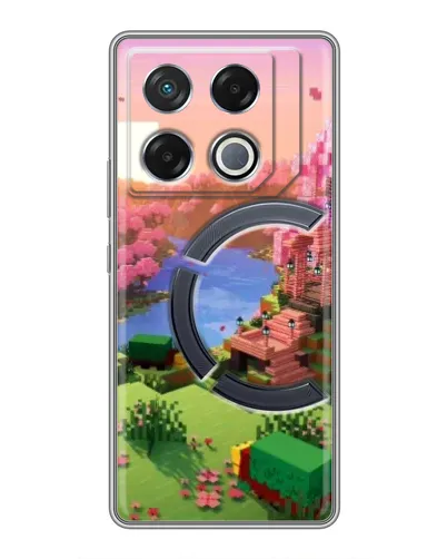 Чехол для Infinix GT 20 Pro с картинкой «Розовое дерево Minecraft» Чехол для Infinix GT 20 Pro с картинкой «Розовое дерево Minecraft»