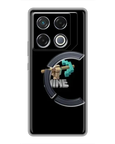 Чехол для Infinix GT 20 Pro с картинкой «Алмазная кирка» Чехол для Infinix GT 20 Pro с картинкой «Алмазная кирка»