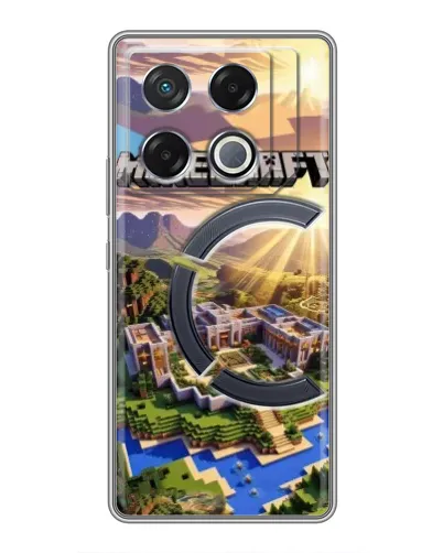 Чехол для Infinix GT 20 Pro с картинкой «Minecraft панорама» Чехол для Infinix GT 20 Pro с картинкой «Minecraft панорама»