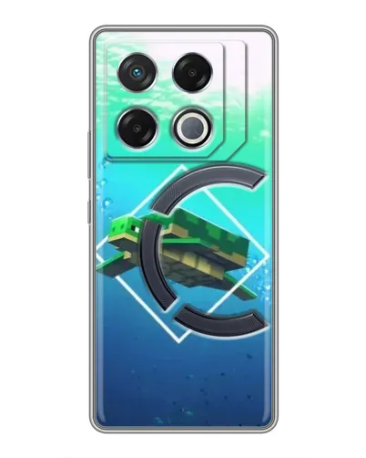Чехол для Infinix GT 20 Pro с картинкой «Черепаха Minecraft» Чехол для Infinix GT 20 Pro с картинкой «Черепаха Minecraft»