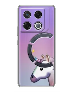 Чехол для Infinix GT 20 Pro с картинкой «Единорог градиент»