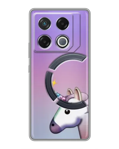Чехол для Infinix GT 20 Pro с картинкой «Единорог градиент»