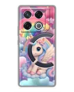 Чехол для Infinix GT 20 Pro с картинкой «Маленький единорог»