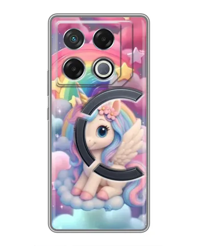 Чехол для Infinix GT 20 Pro с картинкой «Маленький единорог»