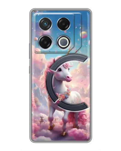 Чехол для Infinix GT 20 Pro с картинкой «Единорог среди облаков»