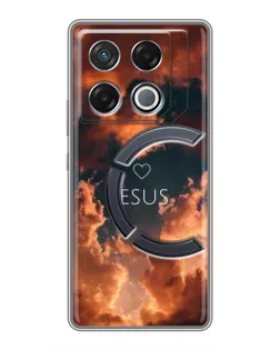 Чехол для Infinix GT 20 Pro с картинкой «Сияние Имени Jesus»